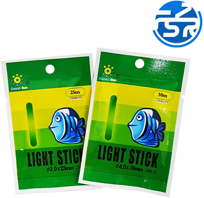 오션선 일자형 라이트케미 3mm 4mm 밤낚시 원투 5봉, 1개