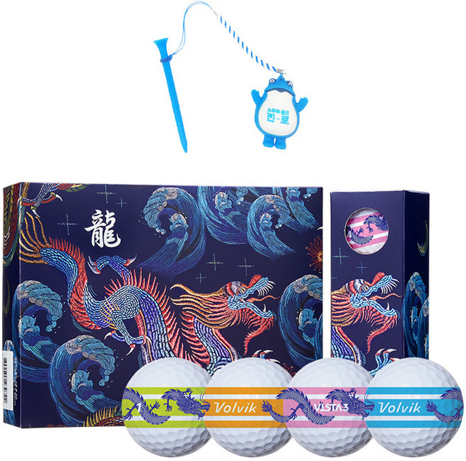 볼빅 24년 청룡 프리즘 360 공프공 12구 선풀포장 쇼핑백 포함, 1개