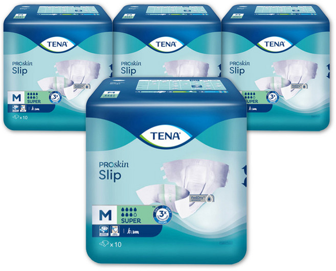 테나 수퍼 테이프형, 대형, 10개입, 4개