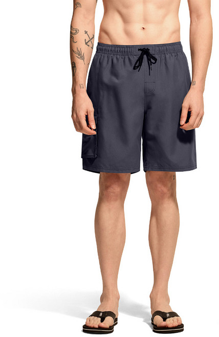 테슬라 솔리드 래쉬가드 스윔팬츠 보드숏 수영복 비치반바지, 34_MSB09, 다크그레이_ZZDGY