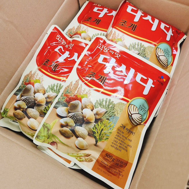 식당 가루조미료 조개다시다(백설 500g)X20