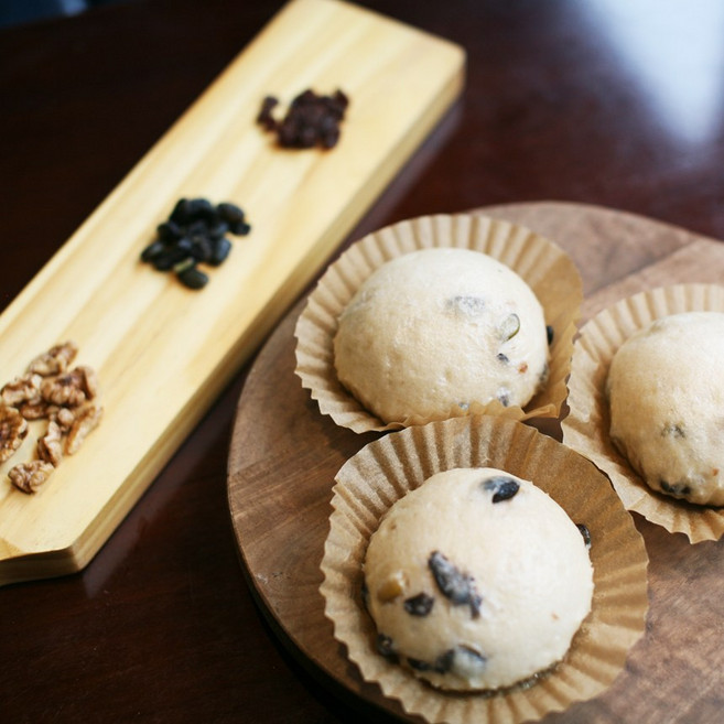 도현당 유기농 현미 3종견과 비건 영양 호빵 술빵 찐빵100g * 5개입, 5개, 100g