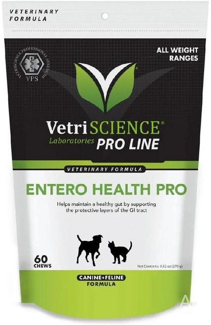 베트리사이언스 프로라 엔테로 헬스 프로 GI 강아지 고양이 60츄, 1개