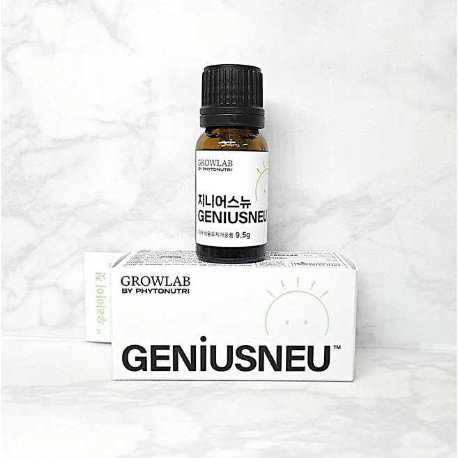 지니어스뉴 두뇌성분제 DHA ALA 영양 제품 올로메가 베이비 스마트 이유식 부스터, 1개, 9.5g - 쿠팡