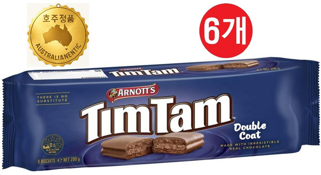 Tim Tam 팀탐 더블 코트, 200g, 6개