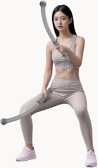 HAM 배틀로프 시뮬레이터 다이어트 전신 헬스용품, 그레이