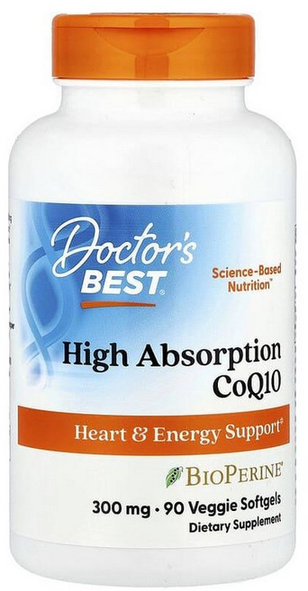 닥터스베스트 하이 앱소프션 코큐텐 바이오페린 300mg 베지소프트젤 90정, 1개