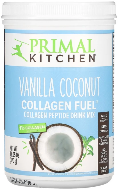 Primal Kitchen Collagen Fuel Vanilla Coconut 13.05 oz (370 g), 1개 - 쿠팡