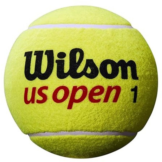 Wilson(윌슨) 사인용 테니스공 USOPEN MINI JUMBO BALL(US 오픈 미니점보볼) 1개 WRT1415U 윌슨, 윌슨 WILSON US 오픈 점보 테니스 공 - 12.