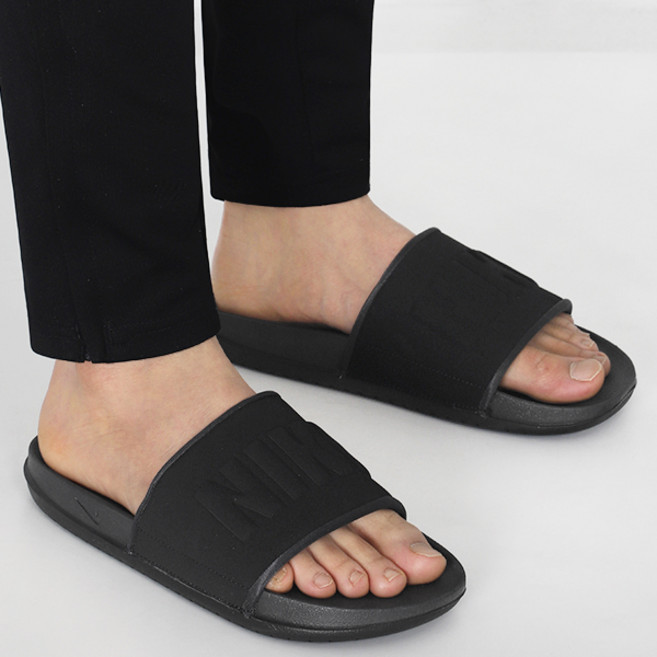 나이키 쿠션 슬리퍼 오프코트 슬라이드 올블랙