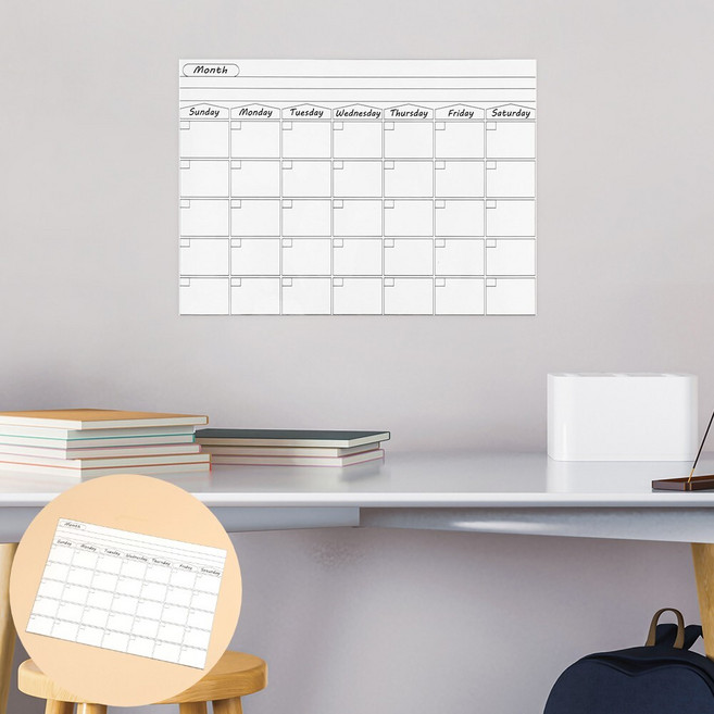 리치점빵 마그넷 월간플래너(A3) 가로형 식단표