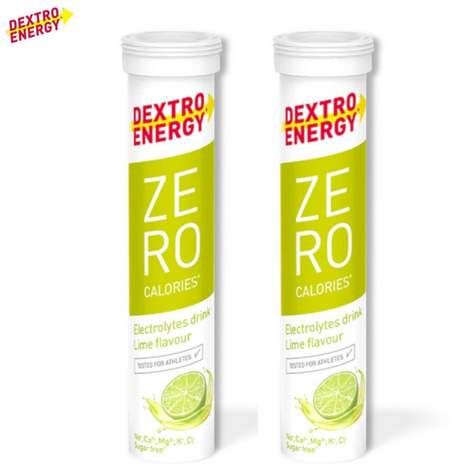 덱스트로 에너지 제로 칼로리 마그네슘 칼륨 칼슘 함유 전해질 음료 라임맛, 20정, 2개