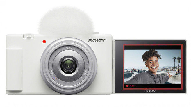 소니 하이앤드 브이로그 카메라 ZV-1F, 화이트