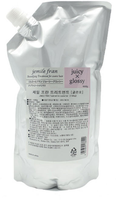 밀본 제밀프란 쥬시 글로스 트리트먼트 1000g 굵은모발(용기증정), 1개, 1kg