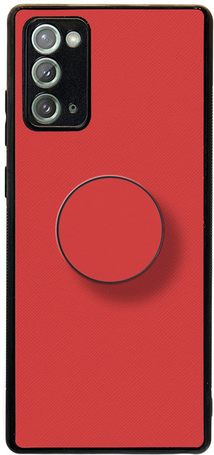 해피메이커스 갤럭시 노트20 20색 사피아노 패턴 범퍼 케이스 + 동일색상 손잡이톡 세트 N981