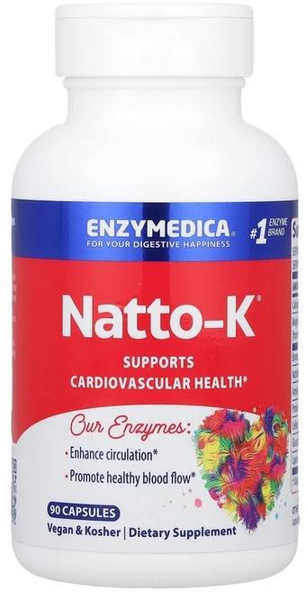 Enzymedica Natto-K® 90 Capsules, 90 count, 1개 - 쿠팡