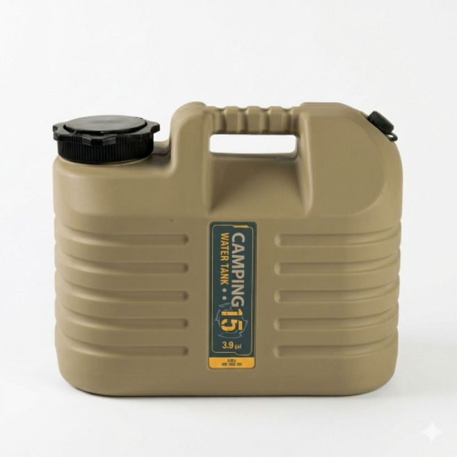 코멕스 캠핑 물통 식수통 바이오탱크 생수통 15L, 1개, 베이지