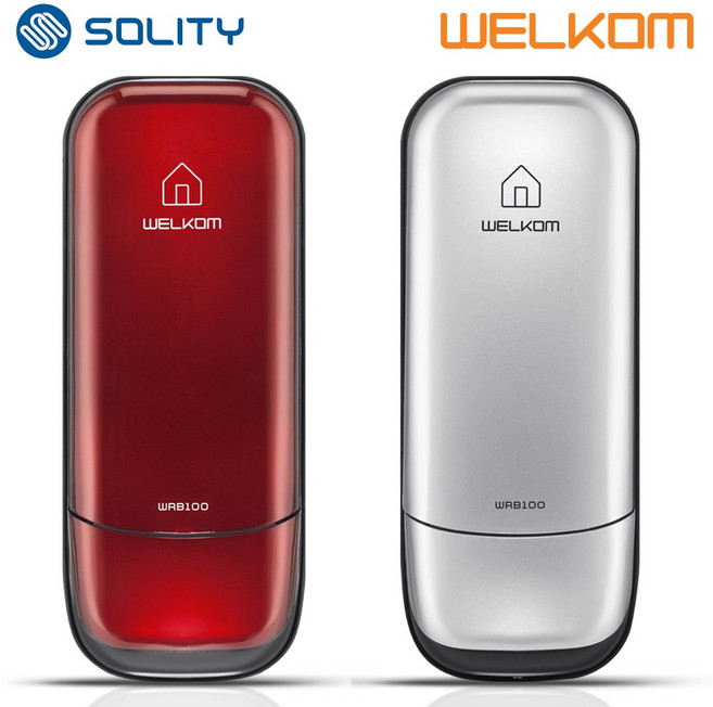 [전국설치] 솔리티 웰콤 WRB100 비밀번호전용 도어록 0초즉시잠금 관리자기능 허수기능 음량조절(무음가능) 내부이중잠금 고온감지경보 전기충격무력화 현관문 디지털도어락 번호키, 웰콤 WRB100 레드/무료설치(A지역)--월요일, 방문설치