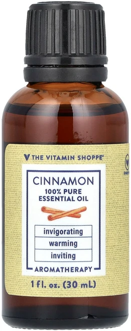 The Vitamin Shoppe 순도 100% 에센셜 오일 시나몬 30ml(1fl oz) Shoppe (더 비타민 샵), 1개, 30ml - 쿠팡