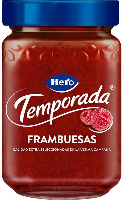 스페인 헤로 HERO raspberry jam 제철 라즈베리잼, 360g, 2개