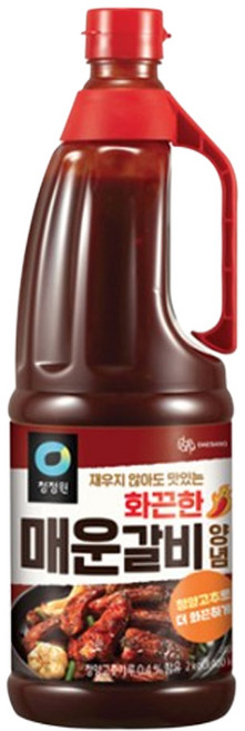 청정원 화끈한 매운갈비 양념 2kg, 1세트