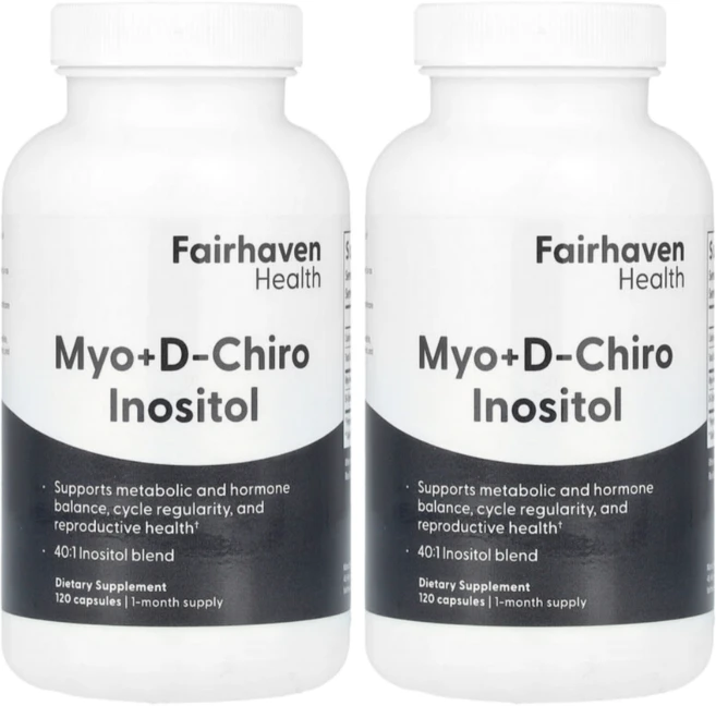 페어헤븐 미오이노시톨 캡슐 120정x2통 Myo-Inositol, Fairhaven MyoInositol, 2개, 120정 - 쿠팡