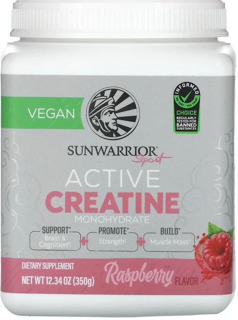 새해 건강을 선물하세요 Sunwarrior 스포츠 활성 크레아틴 일수화물 라즈베리 맛 350g(12.34oz) 특별관리진행, Sunwarrior스포츠활성크레아틴일수화물라즈베리맛35, 350g, 1개 - 쿠팡
