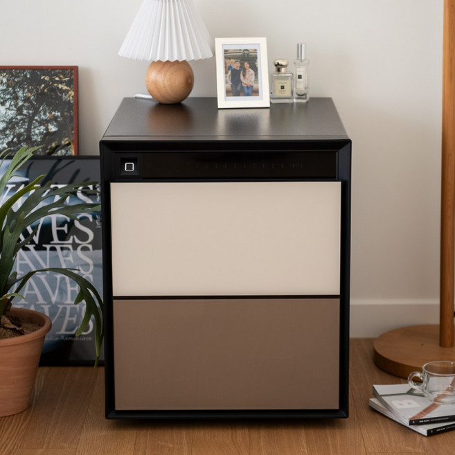 범일금고 NATURE 오아르크 디자인 금고 스마트금고 가정용 소형 가족선물 내화금고 OARC 네이처, NATURE FX(지문기능없음), 브라운