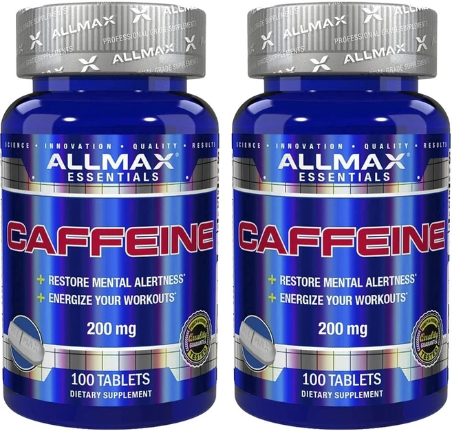 올맥스 카페인 200mg 타블렛, 100정, 2개 - 쿠팡