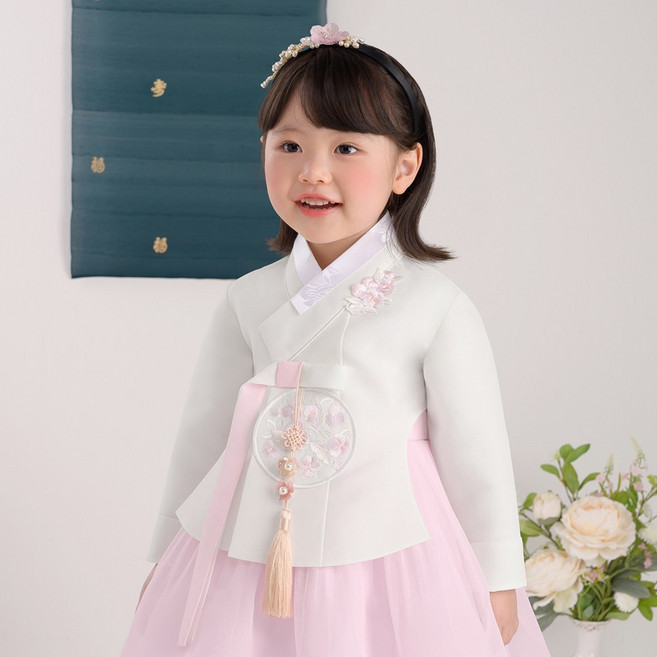 이설한복 30003-방울꽃 여아용 아동한복 세트
