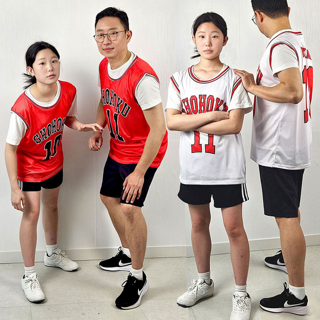 슬램덩크 농구복 반티 코스튬 코스프레 체육대회 졸업사진
