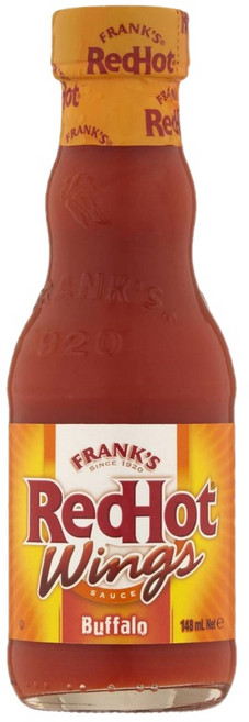 프랭크 레드핫 버팔로윙 핫소스 148ml Frank's Redhot Buffalo Wings Hot Sauce, 1개