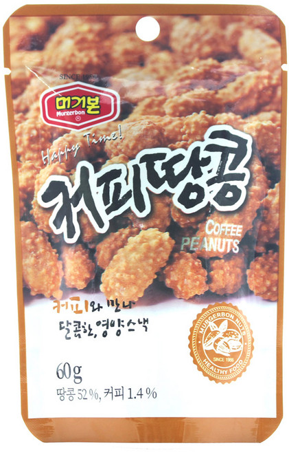 머거본 커피땅콩, 60g, 1개