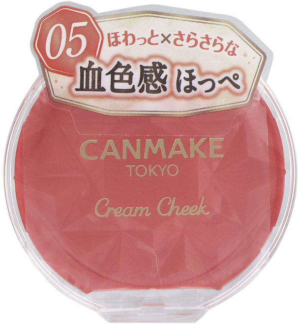 캔메이크 크림 치크 2.3g, 05 애프리콧, 1개