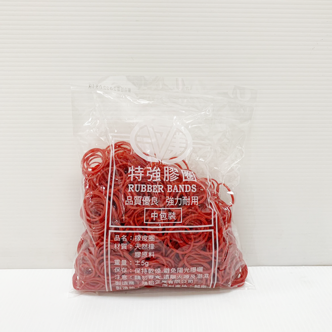好事得 特強橡圈 彈性佳不易斷裂, 1個, 橡皮筋【小】#14, 紅色