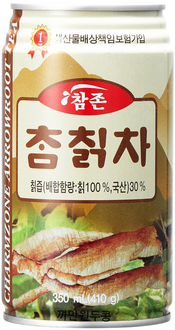 참존식품 칡차 칡즙 480g 405ml 캔, 1개, 1개