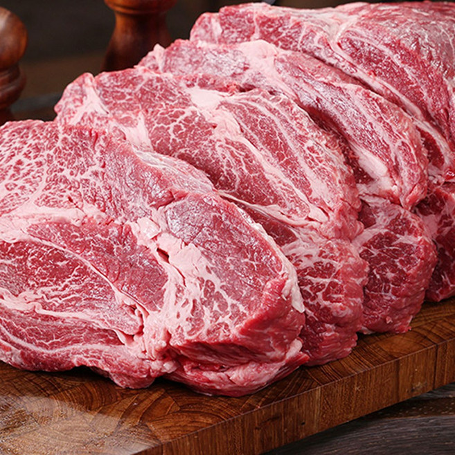 서비마켓 3초 한우등심 국내산 숙성 진공포장 한우 구이용 등심, 1세트, 600g