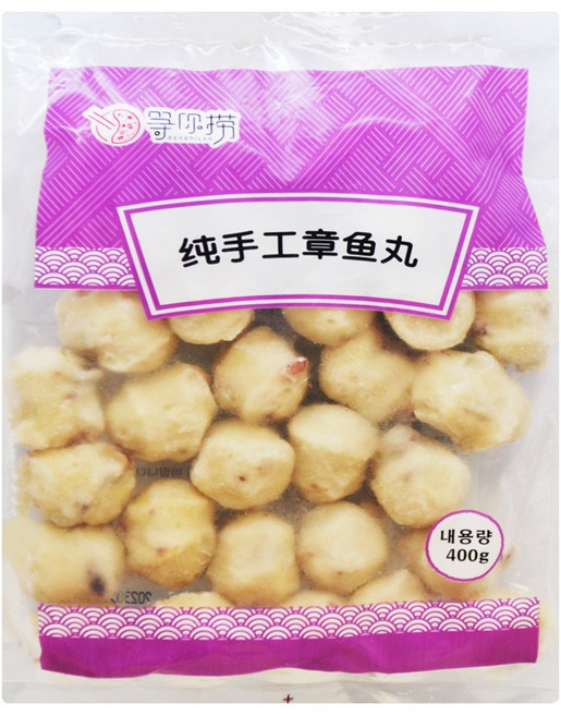 오너트리 등니노 문어피쉬볼 400g 중국 식품 마라탕 훠궈 마라샹궈 재료, 1개