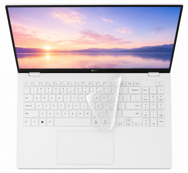 LG 그램 16Z90R 16ZD90R 전용 국산 키스킨 키보드 커버 덮개 실리스킨, 1개, 반투명_16Z90R/16ZD90R전용