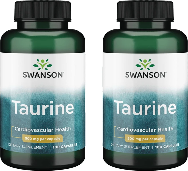 스완슨 타우린 500mg 캡슐, 100정, 2개 - 쿠팡