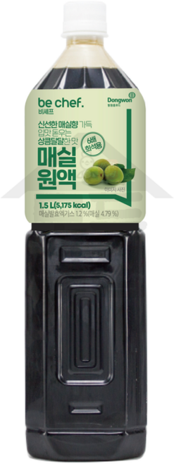 비셰프 매실 원액, 1개, 1.5L