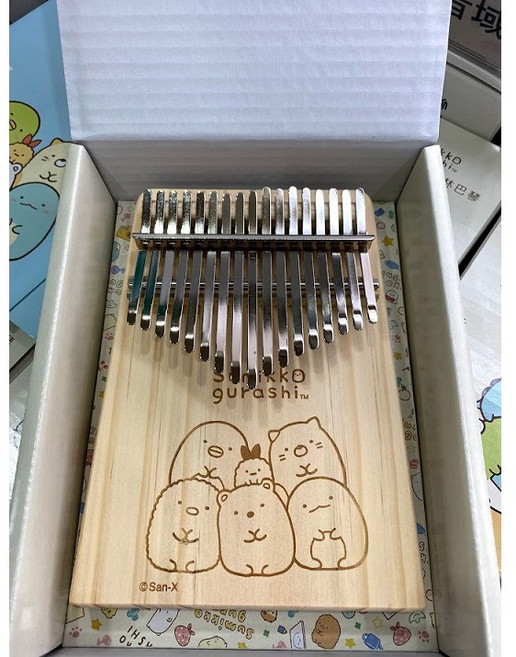 Sumikko Gurashi 卡林巴拇指琴 台灣製造 雙面雕刻, 詳見包裝