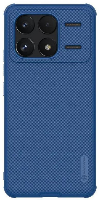 Xiaomi Poco F6 Super Frosted Shield 울트라 씬 매트 TPU + PC 지문 충격 전화 케이스 용 Nillkin, 01 for POCO F6 Pro, 02 파란