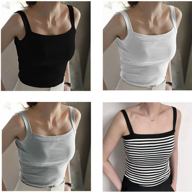 더잘 데일리 여성 무지 나시 6종세트 M~3XL (44~88)