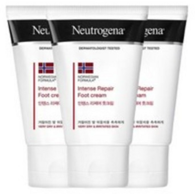 뉴트로지나 레드라벨 풋크림, 1개입, 3개, 56g