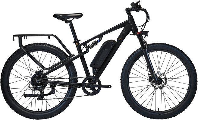 알톤 코디악27.5FS 500W 13.4Ah 전동 전기자전거, 무광블랙 PAS전용, 1개, 170cm