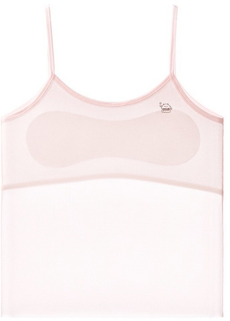 슈브레 가볍고 편안한 착용감 전면 통풍 메쉬 긴 기장 1단계 주니어브라 초등 여아 브라탑 중학생 청소년 브라 런닝 끈 나시