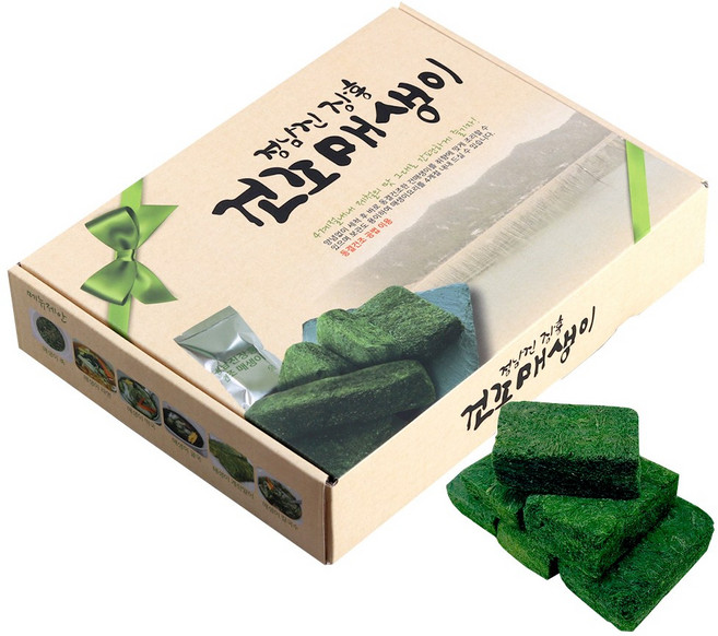 정남진장흥 건조매생이 블럭 (동결건조매생이) 4계절 간편하게, 2g, 20개