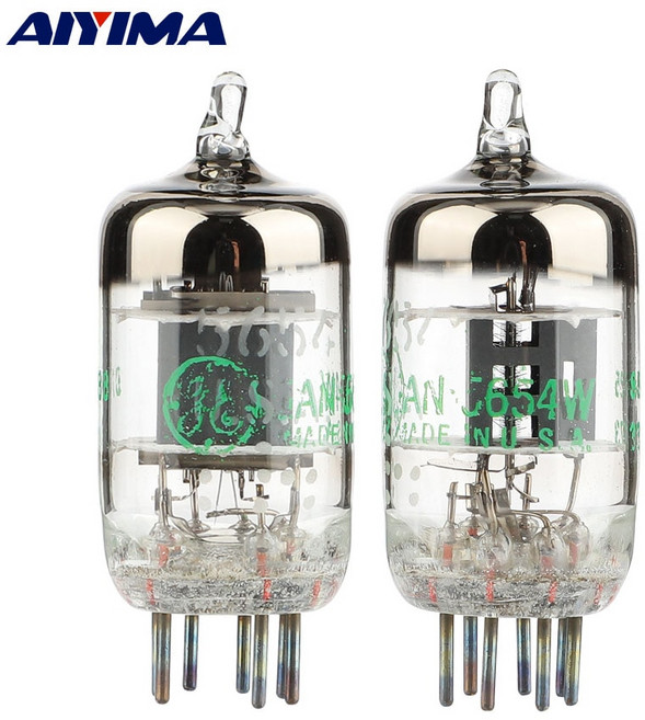 음질좋은 진공관앰프 진공관오디오앰프 블루투스 가정용 가성비스피커 진공관스피커 AIYIMAGE 5654W GE5654 진공관 밸브 진공 전자 튜브 업그레이드 6J1 6m1 6AK5, 1개