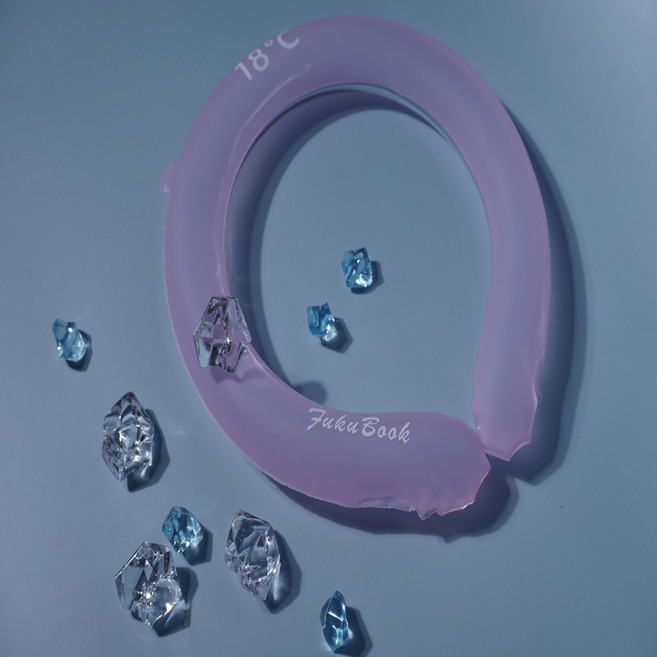 비에스업 쿨스카프 넥쿨러 아이스스카프 아이스넥밴드, 라이트퍼플, 1개